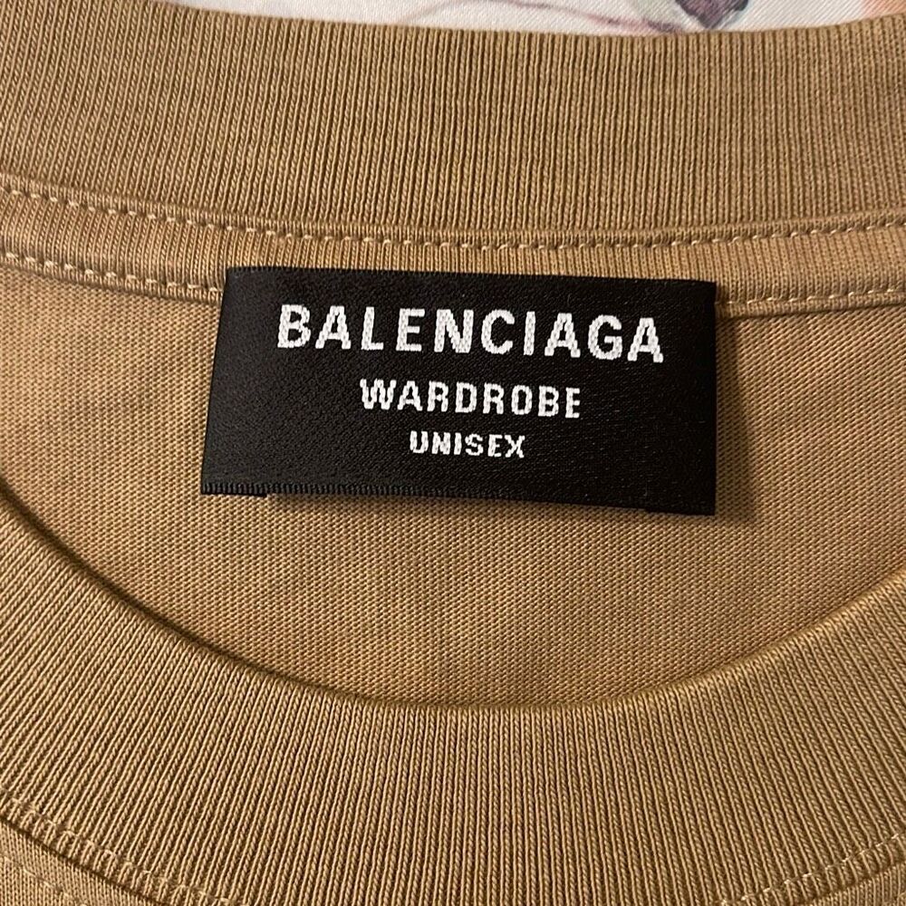 Balenciaga Logo T-Shirt “OAT” - Picture 5 of 12